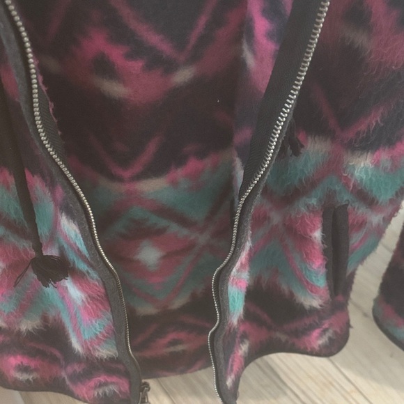American Rag Multicolor Geometric Fleece Jacket - Picture 4 of 4